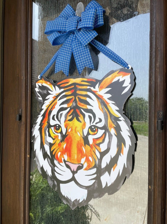 Roaring Tiger Door Sign