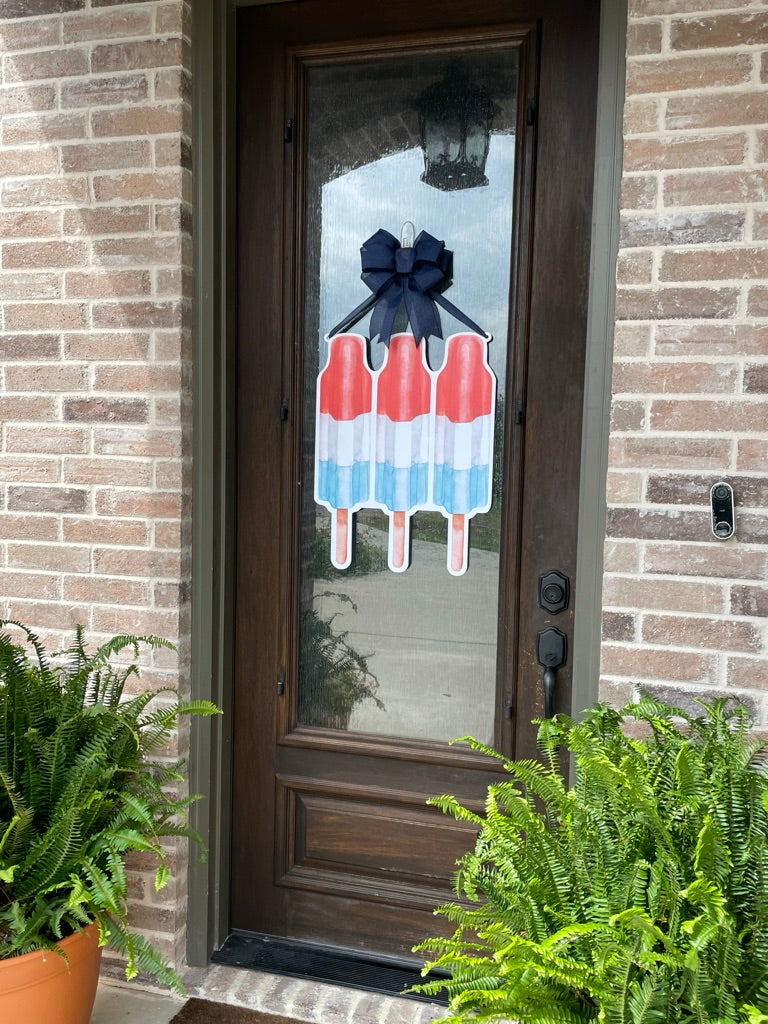 Summer Popsicle Door Sign