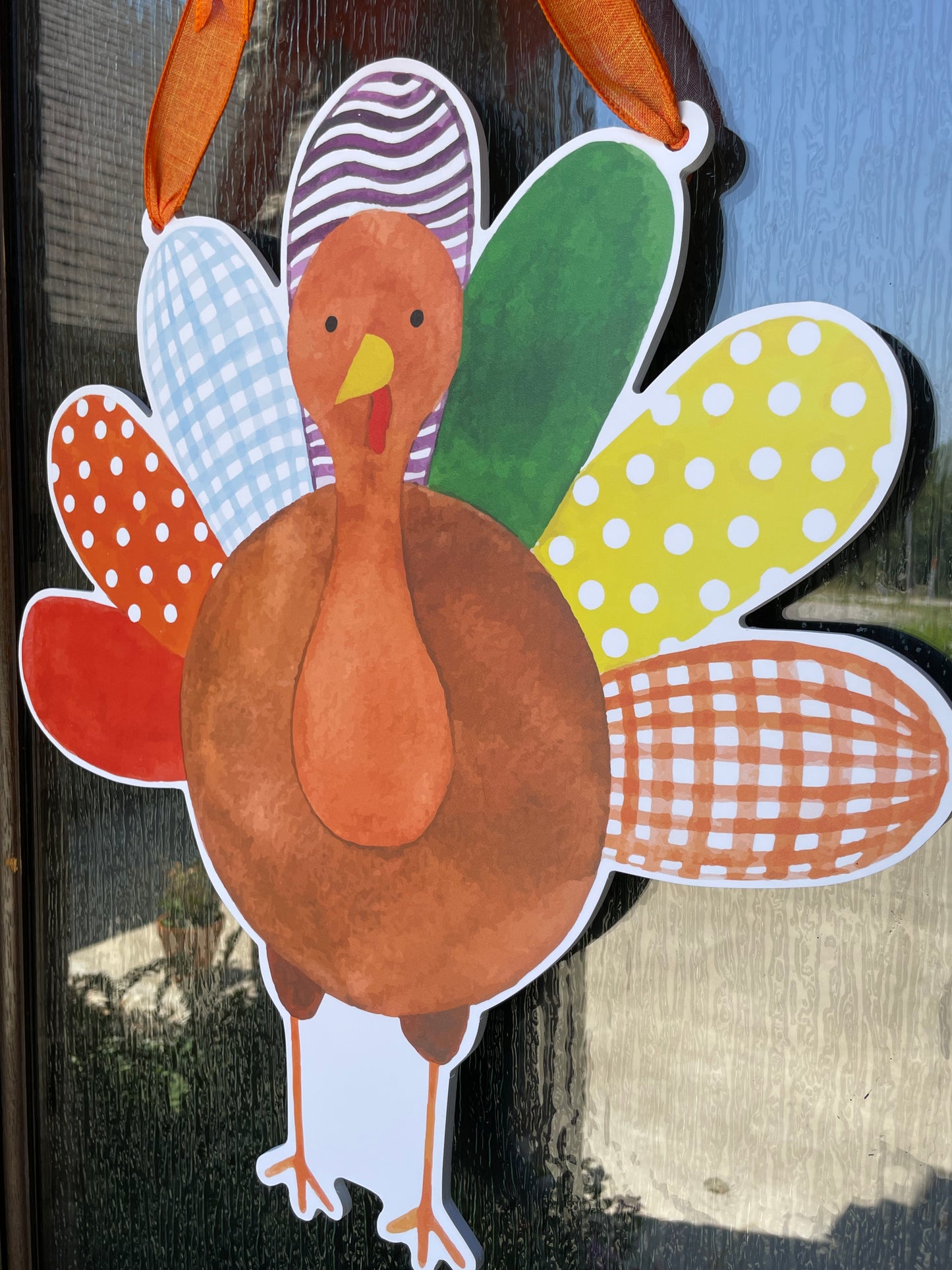 Gobble Gobble Turkey Door Sign