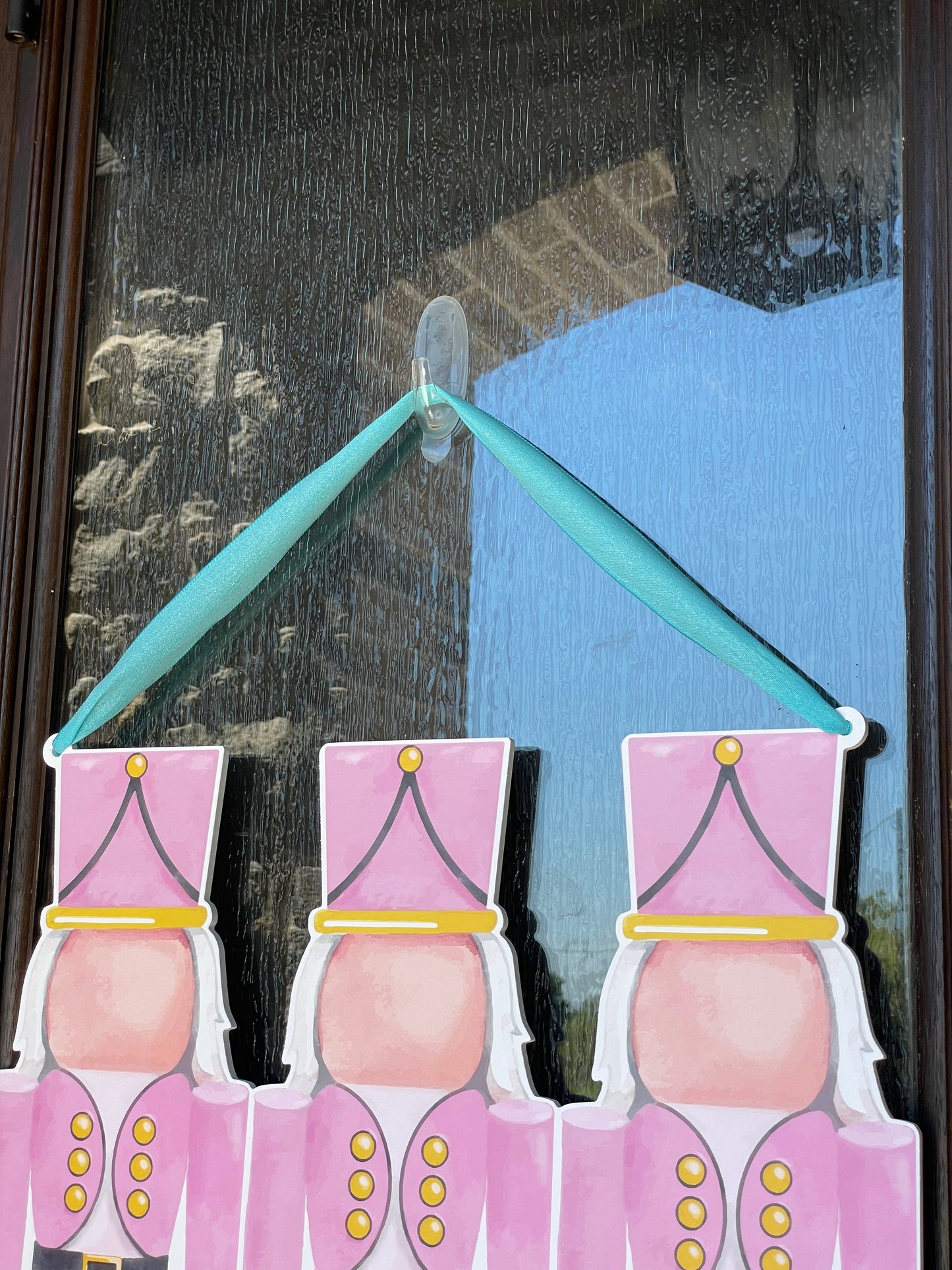 Hanging Ribbon Only- Pink Nutcracker Door Sign