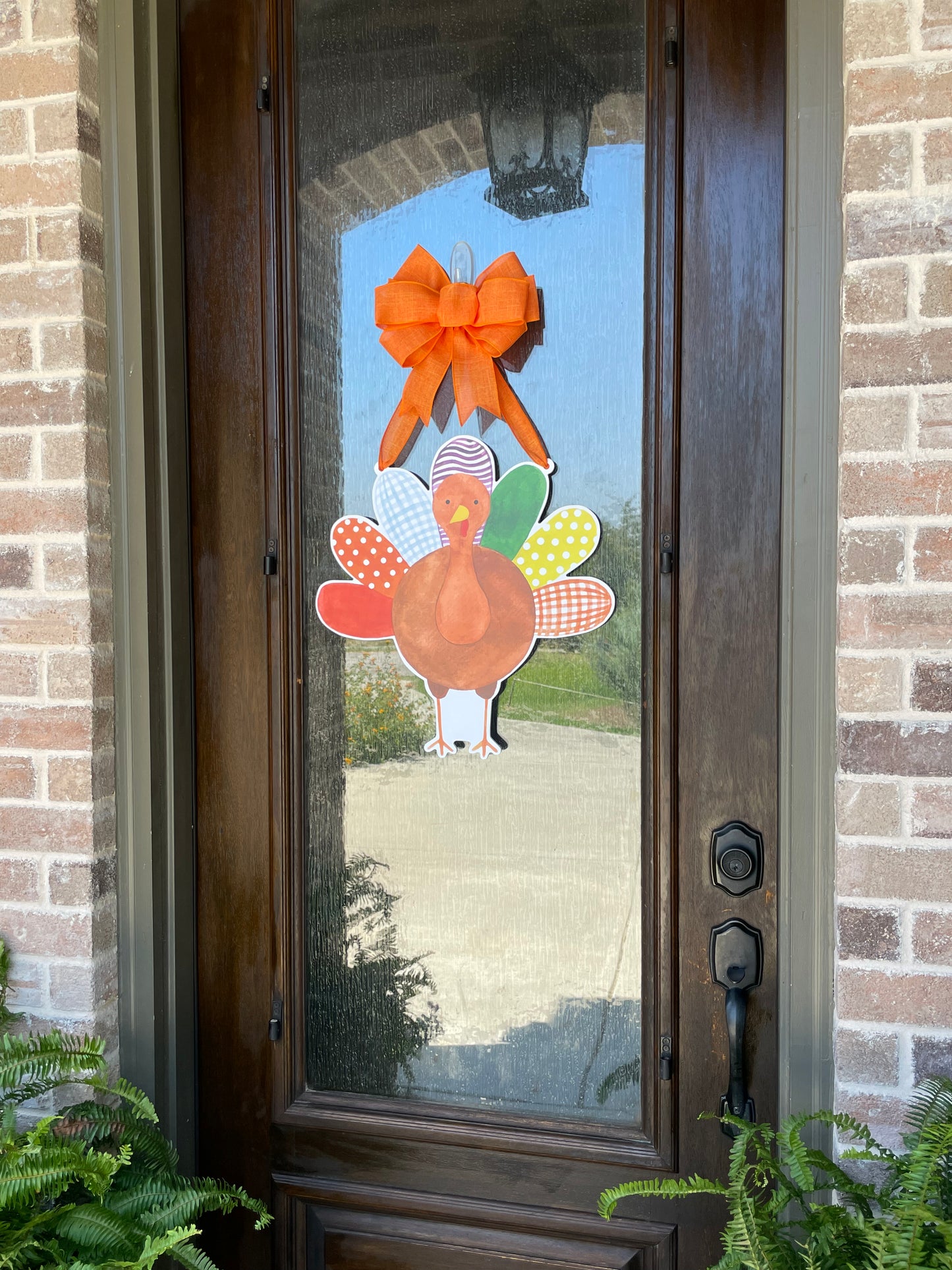 Gobble Gobble Turkey Door Sign