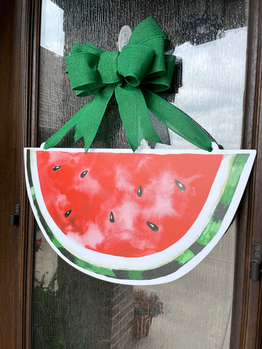 Summer Watermelon Door Sign