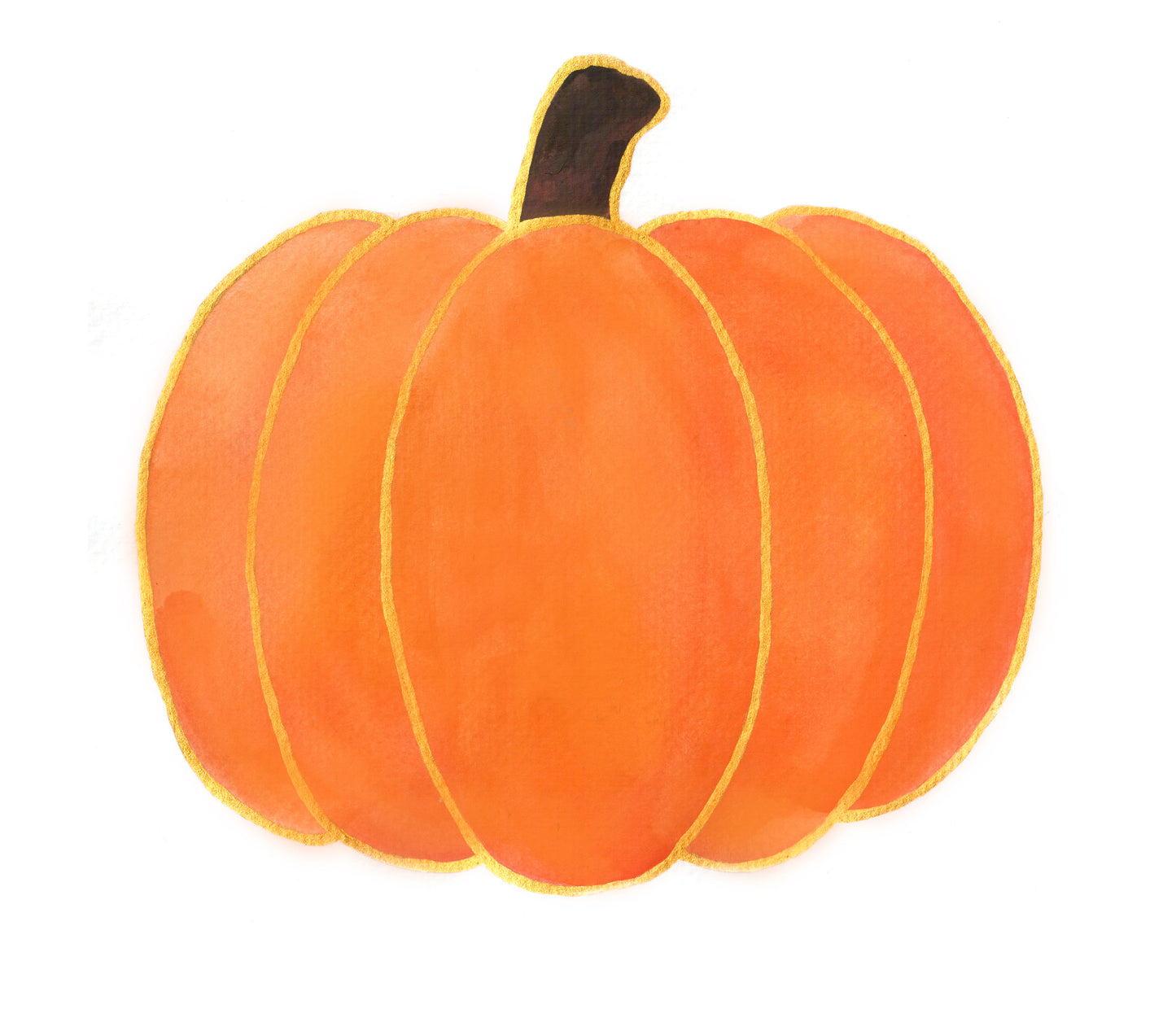 Golden Pumpkin Door Sign